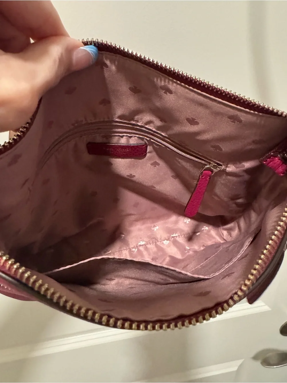 kate spade magenta leather crossbody bag